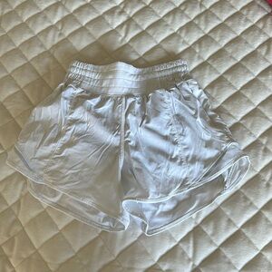 Lululemon white size 0 shorts
